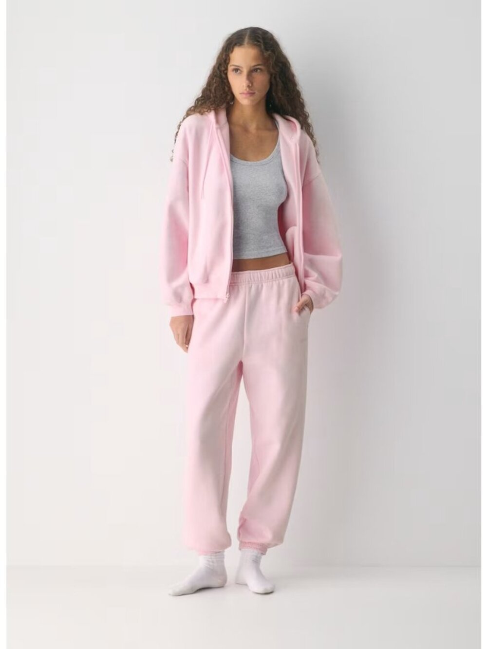 Aritzia Cozy Sweatfleece Mega Jogger  villa pink SMALL athleisure lounge bed rot